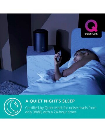 Duux Threesixty Smart Black Ceramic Heater