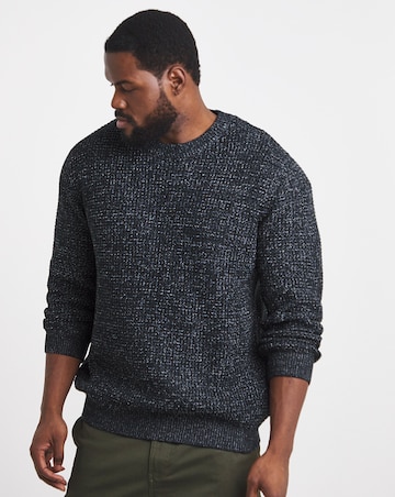 Jack & Jones Global Knitted Jumper - Navy