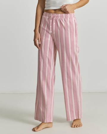 Pretty Secrets (2 Pack) Stripe Cotton Pyjama Bottoms