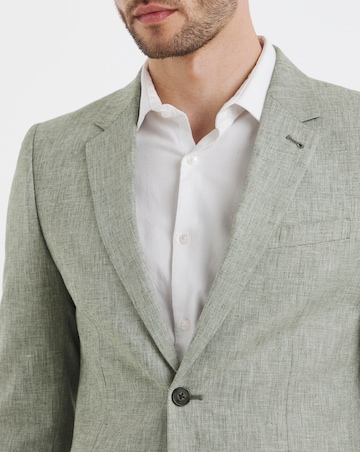 Linen Blend Suit Jacket