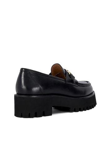 Dune Groundbreaking Chunky Leather Loafer Standard Fit
