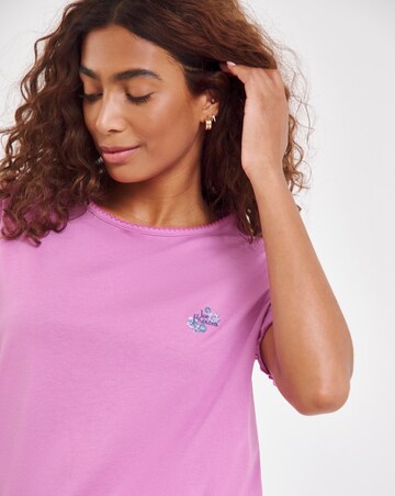 Joe Browns Jersey Pyjama Set Floral Print