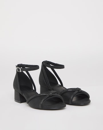 Dotty Diamante Two Part Heels - Extra Wide Fit (EEE)