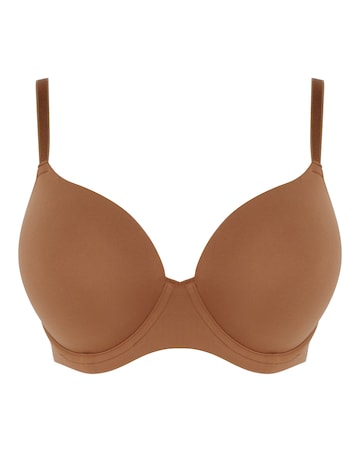 Pretty Secrets Feather Touch Moulded T Shirt Bra B-F - Nude 2