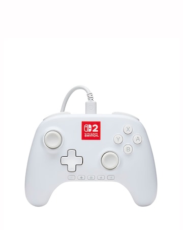 PowerA Advantage Wired Controller for Nintendo Switch 2 - Lumectra White