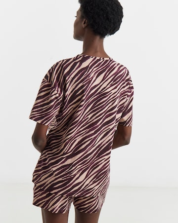 Simply Be 2 Pack Pyjama Short Sets Animal Print