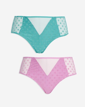 2 Pack Hannah Everyday Spot Mesh Briefs