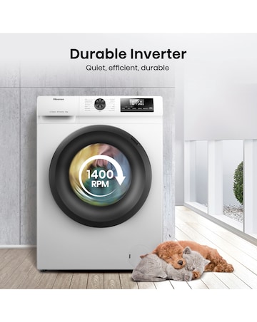 Hisense WF1Q1041BW 1 Series 10kg 1400 Spin Washing Machine - White