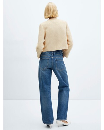 Mango Round Neck Short Jacket