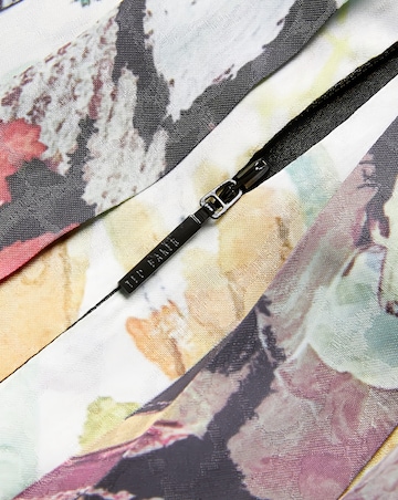 Ted Baker Floral Pleated Midi Skirt