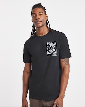 Lyle & Scott Short Sleeve Back Graphic T-Shirt - Black