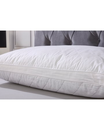 Downland Cloud Quilted Cotton Pillow
