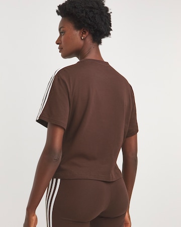 adidas Essentials 3 Stripes Crop Top