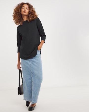 The Longline Long Sleeve Curved Hem