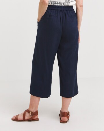 Julipa Linen Mix Crop Trouser