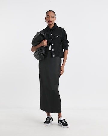 Black Ultimate Stretch Denim Jacket