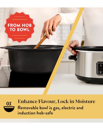 Crockpot CSC112 6.5L Digital Sizzle & Stew Slow Cooker with Induction