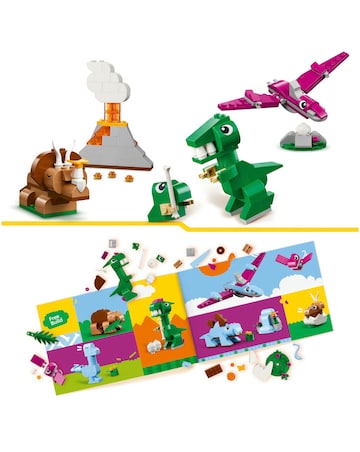 LEGO Classic Creative Dinosaurs, Assorted Brick Building Set 11041