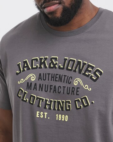 Jack & Jones Logo T-Shirt - Grey