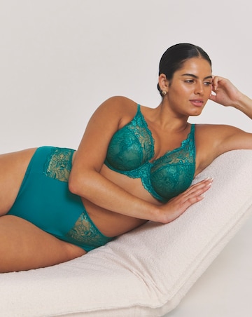 Pretty Secrets (2 Pack) New Ella Full Knickers Teal/Ivory