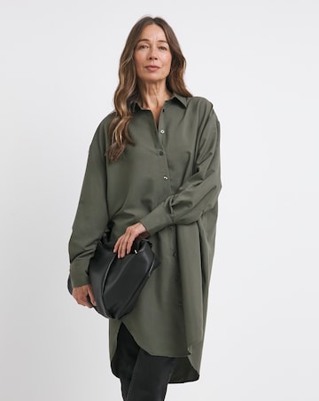 Oversized Shirt Dress