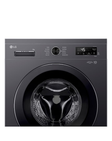 LG X10 Series Direct Drive F4X1008NMK 8kg Washing Machine - Slate Grey