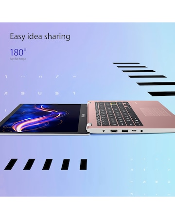 ASUS E410 14in FHD Intel Celeron 4GB 128GB Laptop - Pink