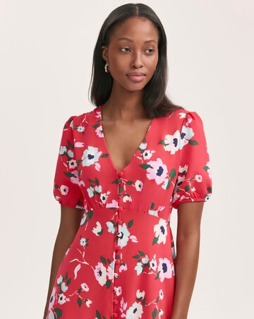 Finery London Button Up Floral Dress