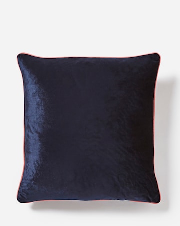 Millie Embroidered Floral Velvet Cushion