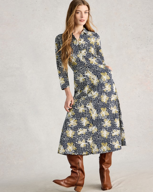 White Stuff Rua Jersey Shirt Dress