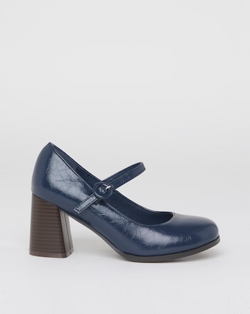 Elodie Vintage Mary Jane Platform Court Shoes - Extra Wide Fit (EEE)