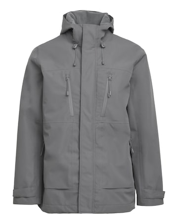 Grey Fleece Lined Waterproof Anorak