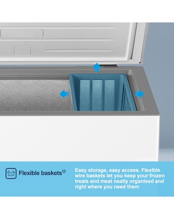 Fridgemaster MCF200E 198L Freestanding Chest Freezer - White - E Rated