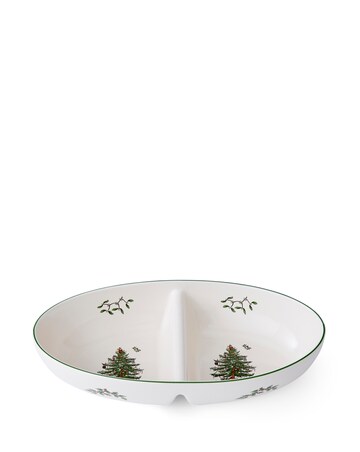 Spode Christmas Tree Divided Server