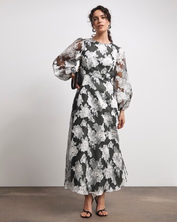 Joanna Hope Floral Organza Dress