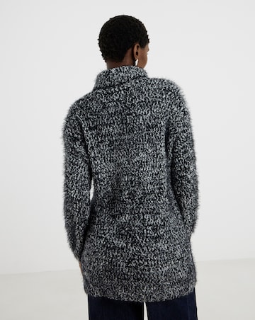 Mono Textured Roll Neck Tunic