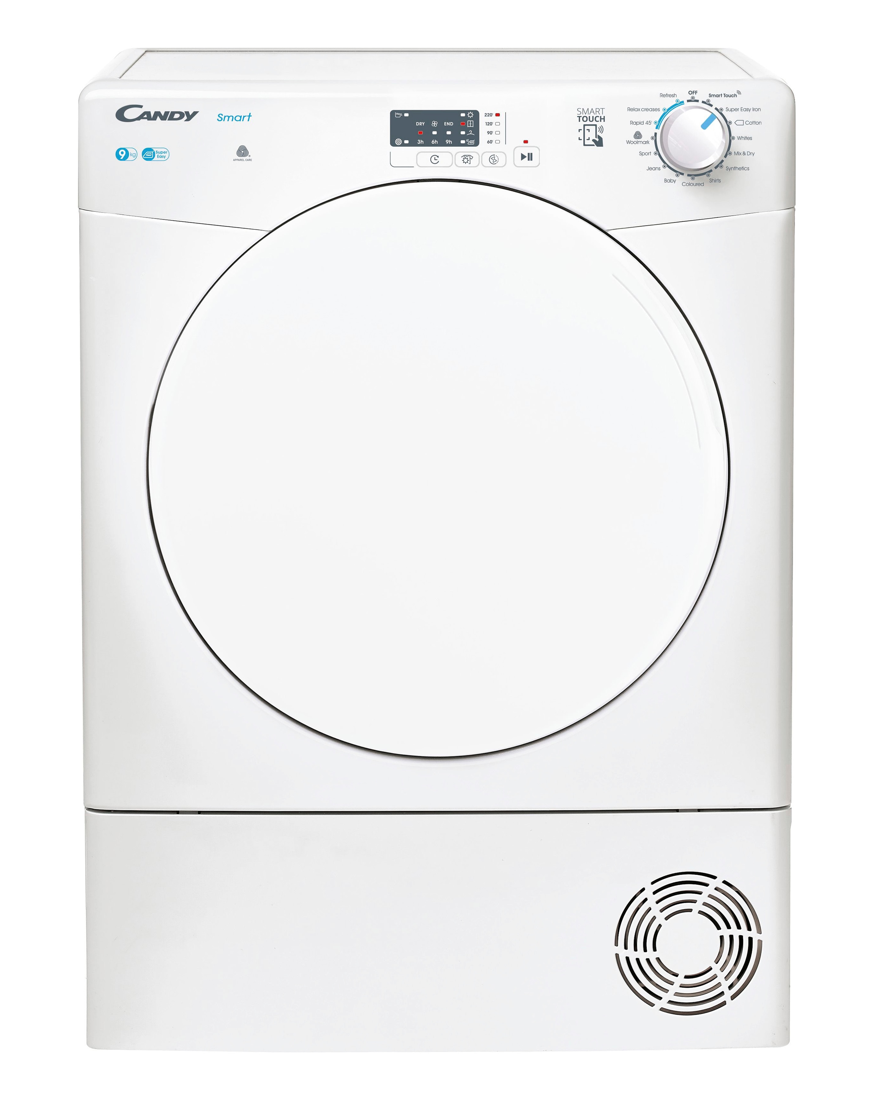 Candy CSEC9LF-80 9kg Condenser Tumble Dryer - White