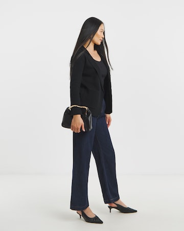 Black Knitted Blazer