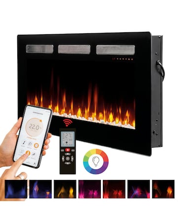 Dimplex Sierra Linear 48 Fireplace Fire Suite