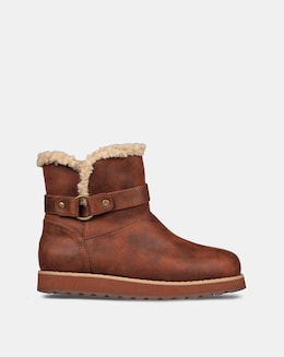 Skechers Chocolate Keepsake Boots -Wide Fit (E)