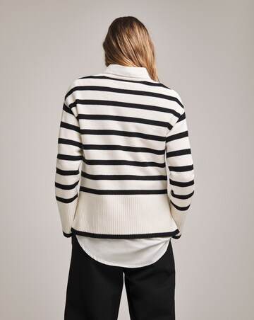 Anthology Stripe Crew Neck Jumper