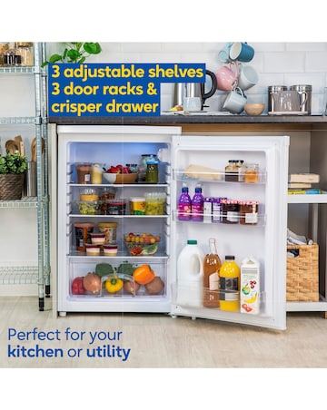 Russell Hobbs RH85UCLF552E1W 85cm Under Counter Fridge - White - E Rated