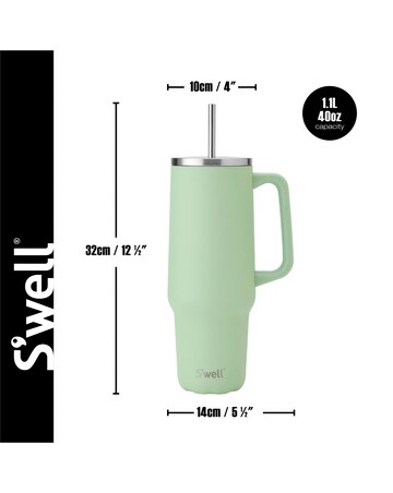 S'well XL Tumbler, 1.1 Litre, Pistachio