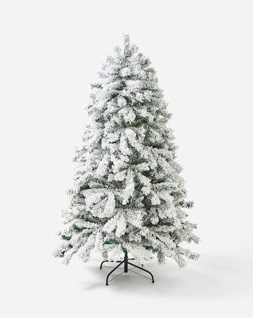 Pre-Lit Aspen Flocked Christmas Tree