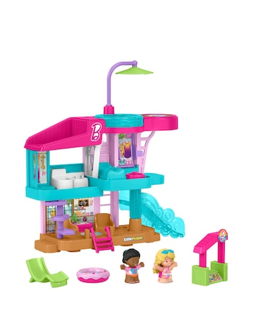 Fisher-Price Little People Barbie Beach House Toddler Playset