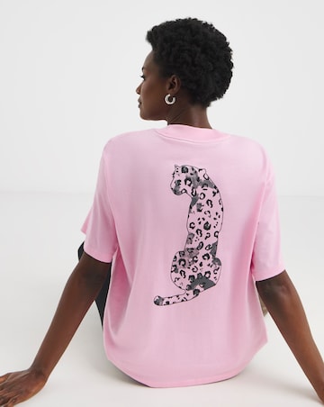 adidas Animal Back Print T-Shirt