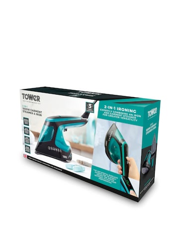 Tower 2-in-1 Hand Garment Steamer