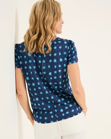 FatFace Lena Linen Mini Spot Top