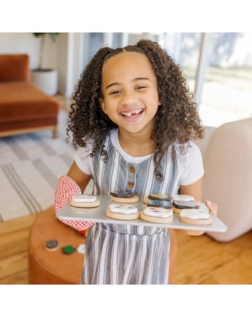 Melissa & Doug Slice & Bake Cookie Set - Wooden Play Food