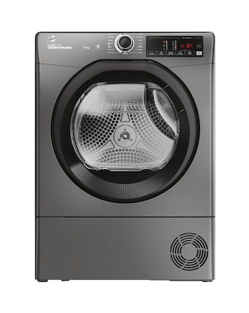 Hoover H-DRY 350 HRE C10TBER-80 10kg Condenser Tumble Dryer Graphite + Install